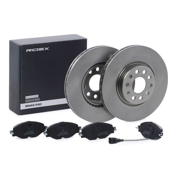RIDEX Brake discs and pads set Article number: 3405B0411 cheaply