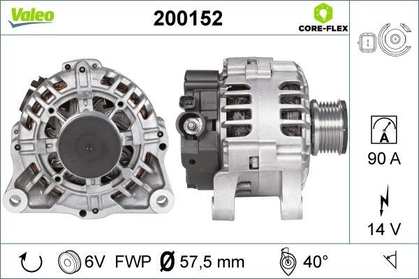 VALEO Starter solenoid Article number: 200152 cheaply