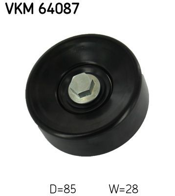 SKF Deflection / Guide Pulley, v-ribbed belt Article number: VKM 64087 cheaply