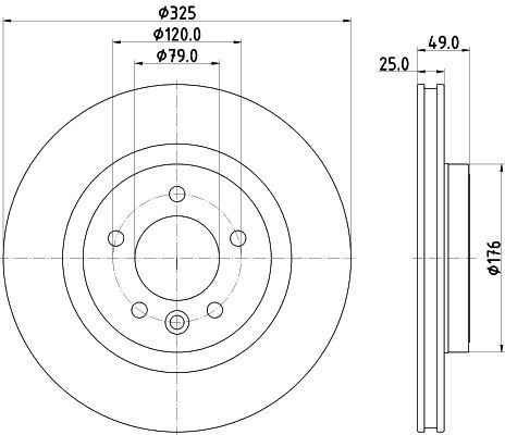 MINTEX Brake disc Article number: MDC2904C cheaply