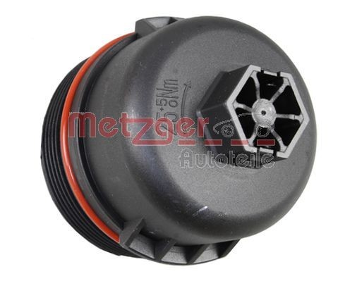 METZGER 2370039 Dæksel, oliefilterhus SCUDO 2.0 JTD 16V 109 HK Diesel 2006
