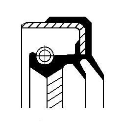 CORTECO Shaft Seal, differential Article number: 49394392 cheaply