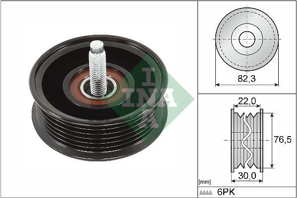 INA Deflection / Guide Pulley, v-ribbed belt Article number: 532 0922 10 cheaply