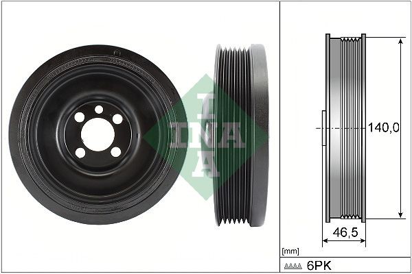 INA Crankshaft pulley Article number: 544 0138 10 cheaply
