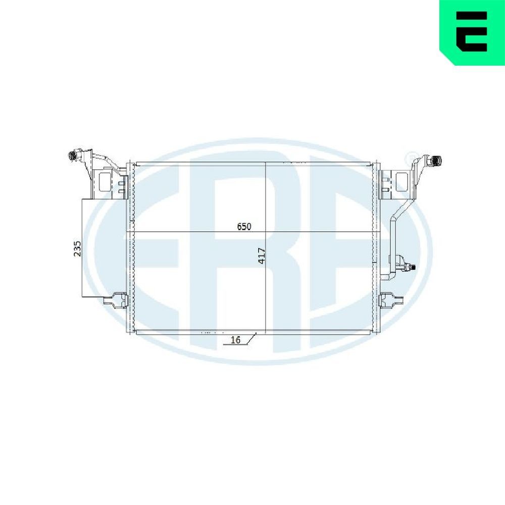 ERA Air conditioning condenser Article number: 667274 cheaply