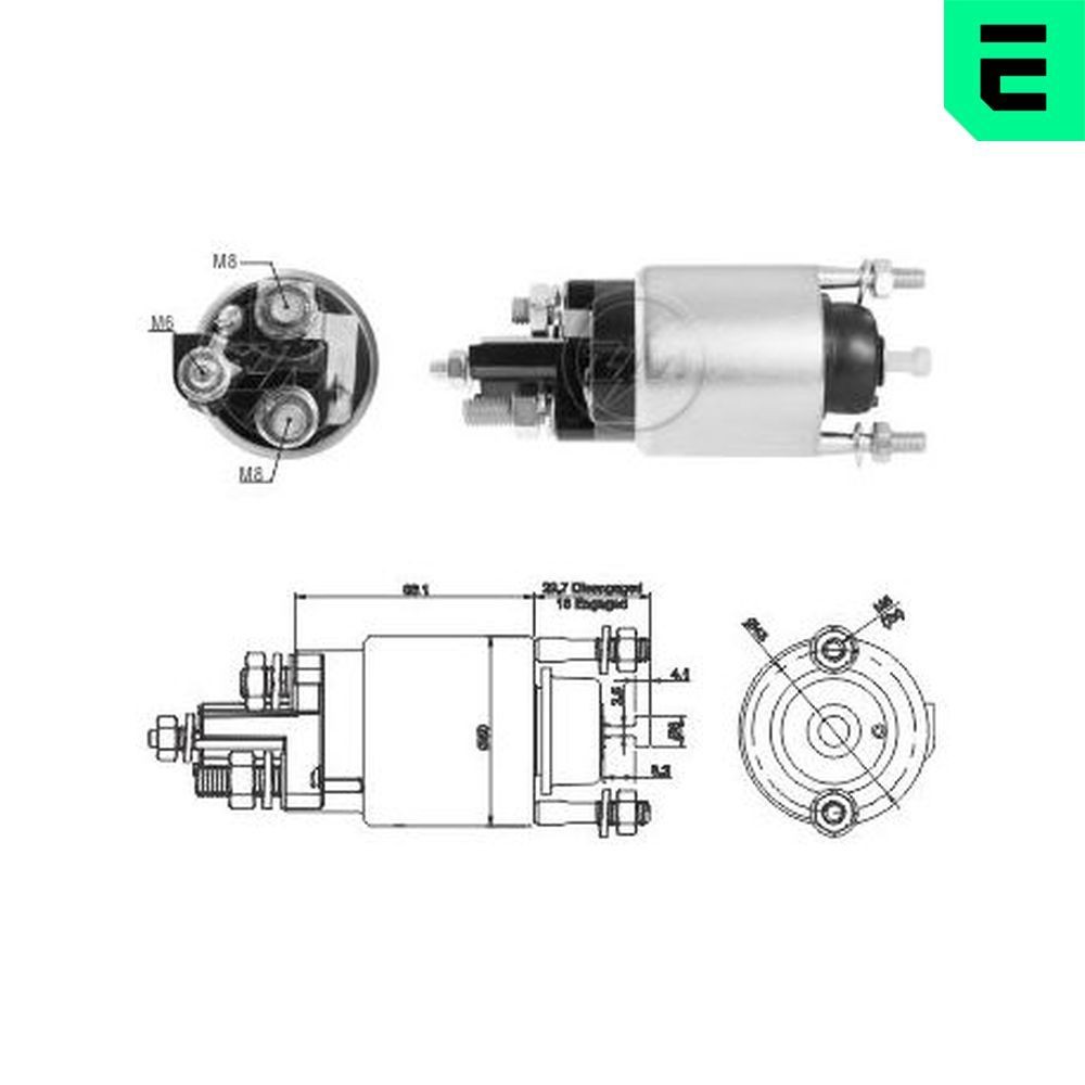 ERA Starter solenoid Article number: ZM3708 cheaply