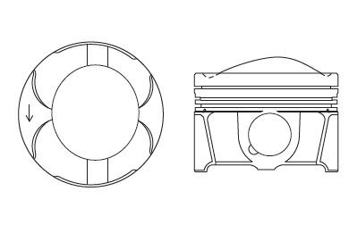 FAI AutoParts Piston Article number: PK26-050 cheaply