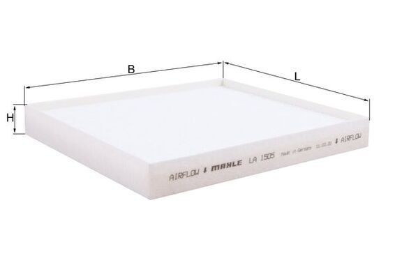 MAHLE ORIGINAL Pollen filter Article number: LA 1505 cheaply