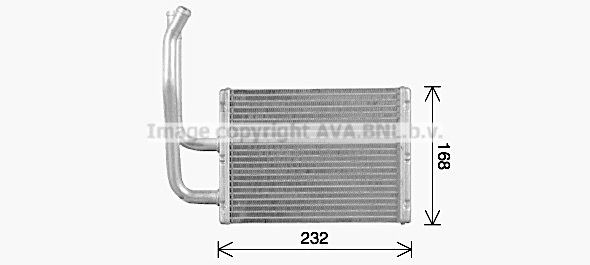 PRASCO Heater matrix Article number: MZ6299 cheaply