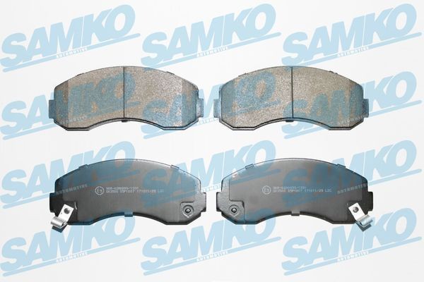 SAMKO Brake pad set Article number: 5SP1007 cheaply