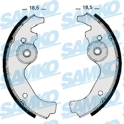 SAMKO Brake Shoe Set Article number: 80670 cheaply