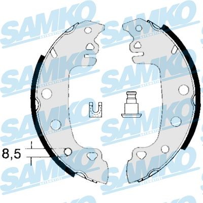 SAMKO Brake Shoe Set Article number: 80770 cheaply
