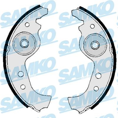 SAMKO Brake Shoe Set Article number: 80890 cheaply