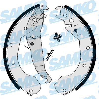 SAMKO Brake Shoe Set Article number: 84650 cheaply