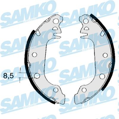 SAMKO Brake Shoe Set Article number: 84710 cheaply