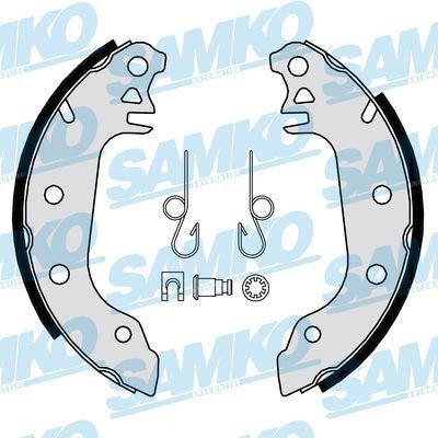 SAMKO Brake Shoe Set Article number: 84711 cheaply