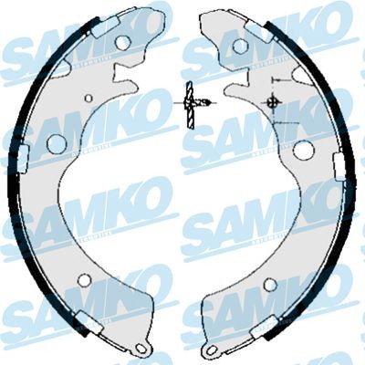 SAMKO Brake Shoe Set Article number: 85690 cheaply