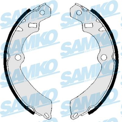 SAMKO Brake Shoe Set Article number: 85710 cheaply