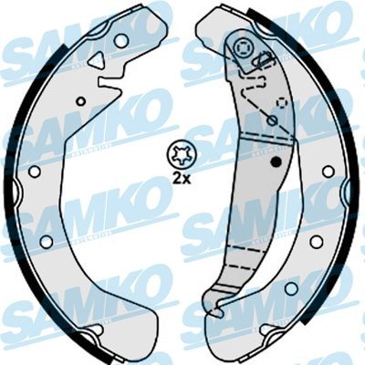 SAMKO Brake Shoe Set Article number: 88210 cheaply