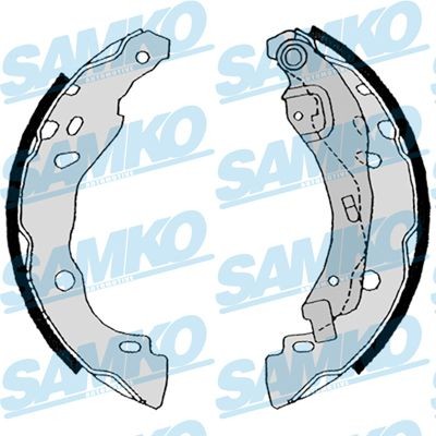 SAMKO Brake Shoe Set Article number: 88630 cheaply
