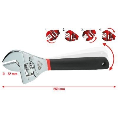 KS TOOLS Adjustable Spanner Article number: 577.0352 cheaply