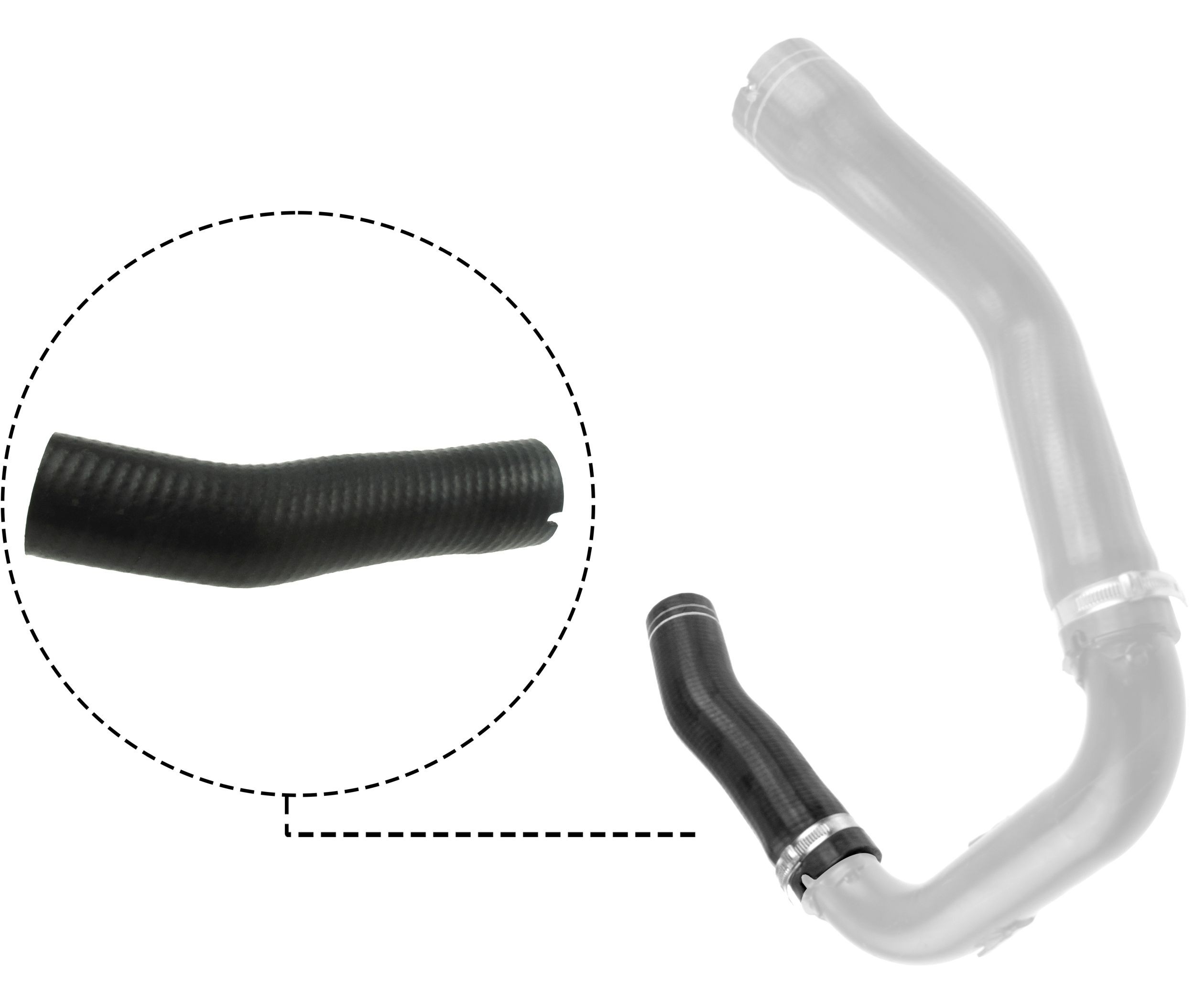 RAPRO Charger intake hose Article number: R11607 cheaply