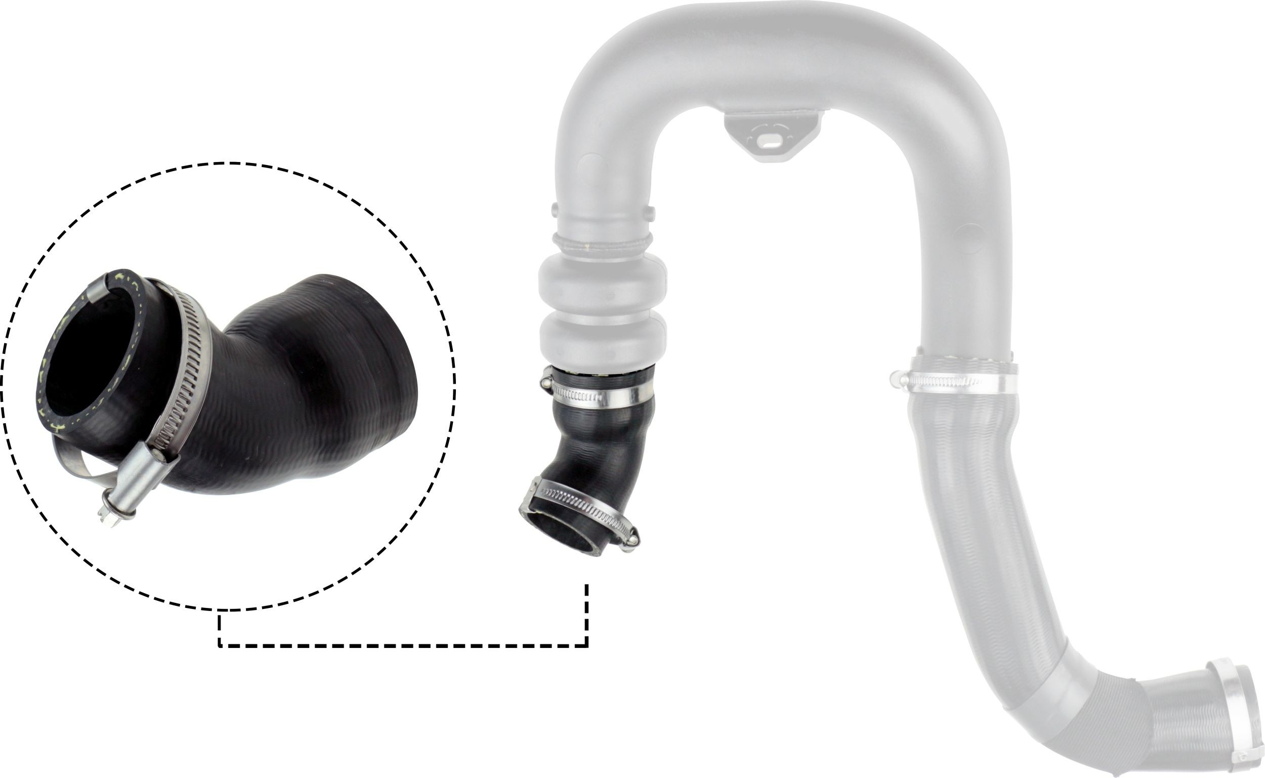 RAPRO Charger intake hose Article number: R16433 cheaply
