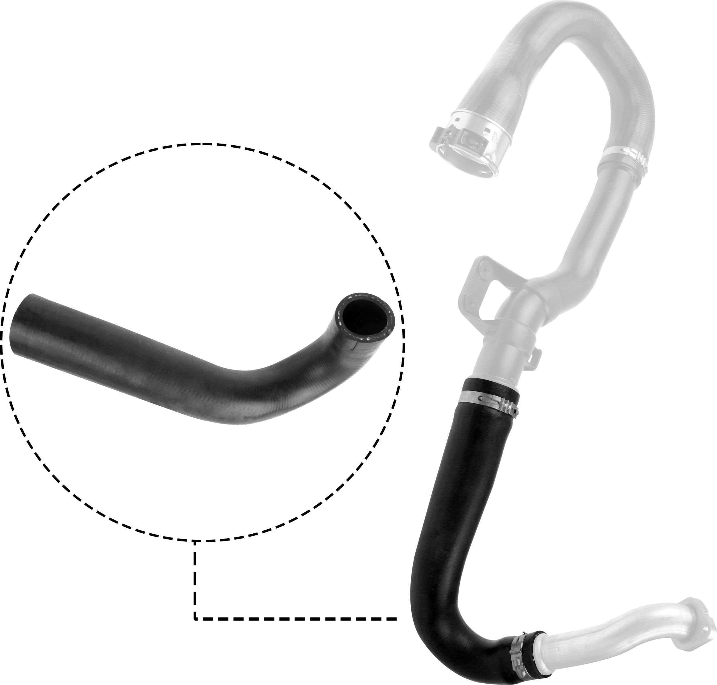 RAPRO Charger intake hose Article number: R18350 cheaply