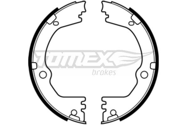 TOMEX brakes Brake Shoe Set Article number: TX 23-48 cheaply