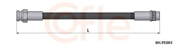 COFLE Brake hose Article number: 92.BH.PE003 cheaply