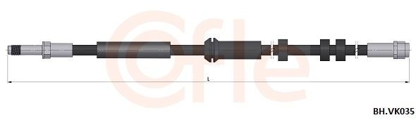 COFLE Brake hose Article number: 92.BH.VK035 cheaply