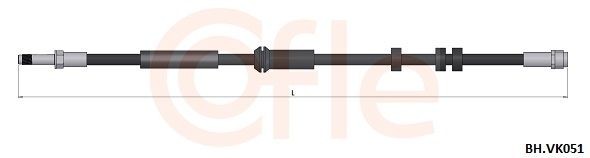 COFLE Brake hose Article number: 92.BH.VK051 cheaply
