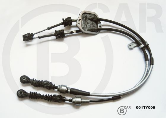 B CAR 001TY009 Cable, manual transmission YARIS 1.4 D-4D (NLP20_, NLP22_) 75 PS Diesel 2005