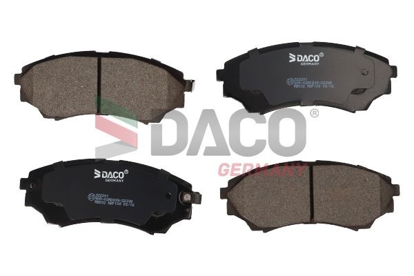 DACO Germany Brake pad set Article number: 322201 cheaply