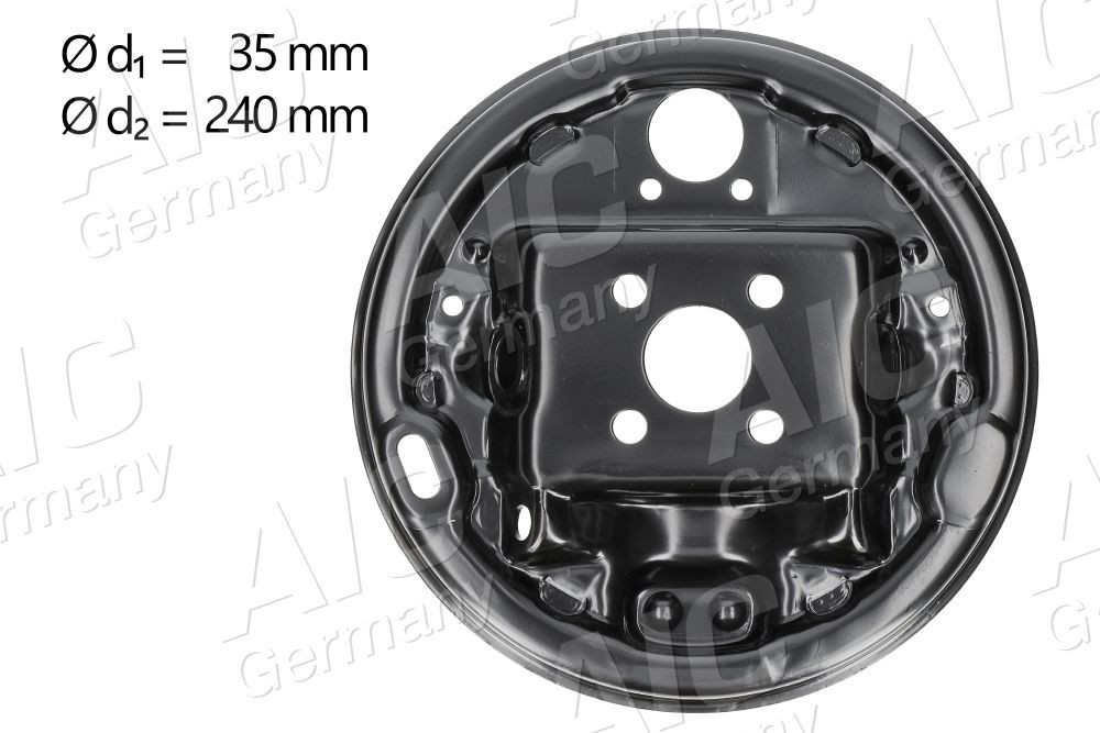 AIC 56387 Chapa protectora, tambor de travão LOGAN 1.4 75 CV Gasolina