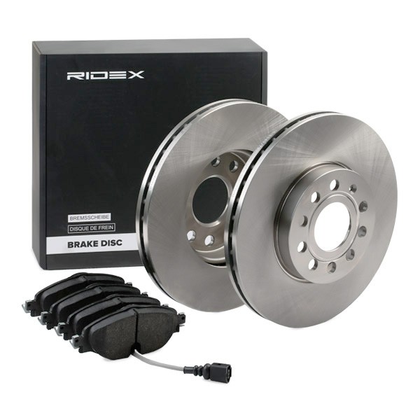 RIDEX Brake discs and pads set Article number: 3405B0416 cheaply