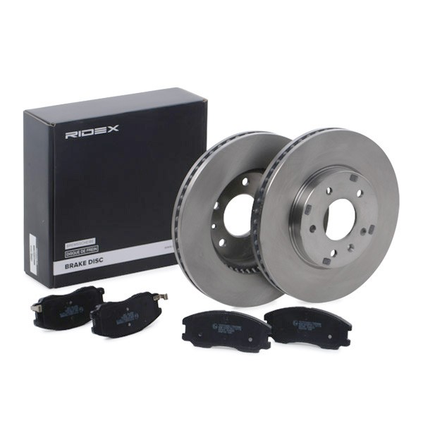 RIDEX Brake discs and pads set Article number: 3405B0428 cheaply