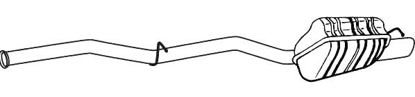 VEGAZ Rear silencer Article number: MS-499 cheaply