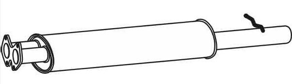 VEGAZ Front Silencer Article number: VOS-208 cheaply