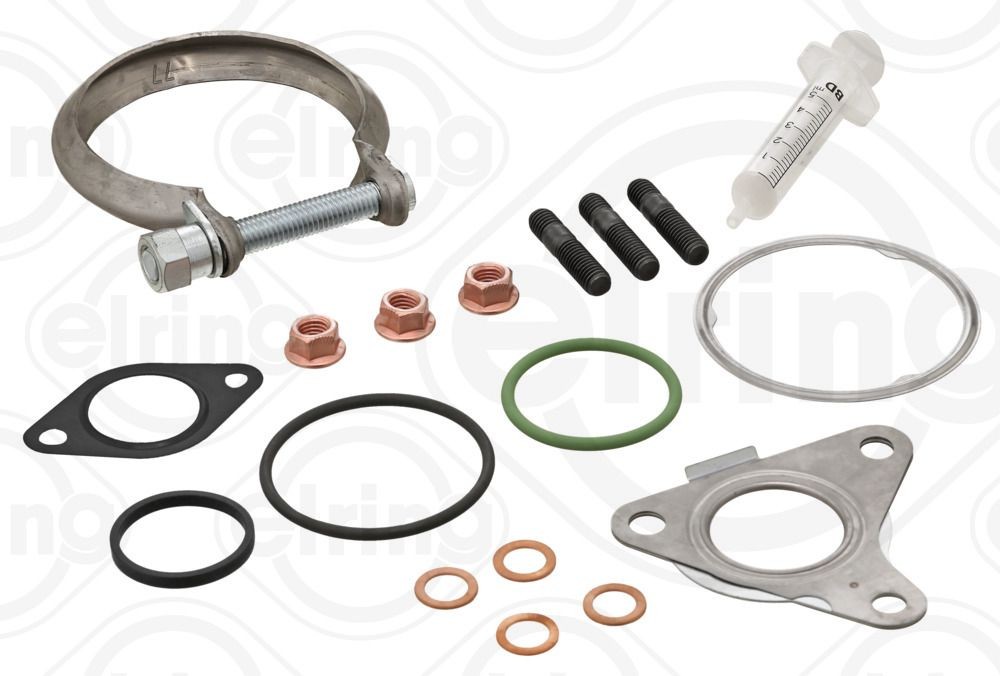 ELRING 705.300 Mounting Kit, charger PUNTO 1.3 JTD Multijet (199.AYR1A, 199.BYR1A) 90 PS Diesel