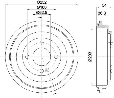 MINTEX Bremsetromle Varenummer: MBD415 billige