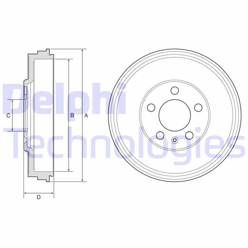 DELPHI Bremsetromle Varenummer: BF575 billige