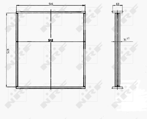 NRF Core, radiator Article number: 13969 cheaply