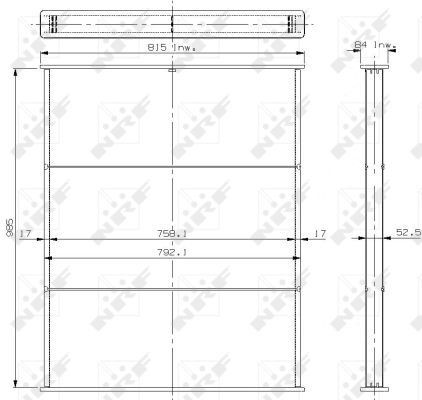 NRF Core, radiator Article number: 14323 cheaply