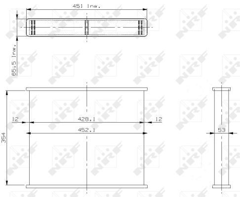 NRF Core, radiator Article number: 14414 cheaply