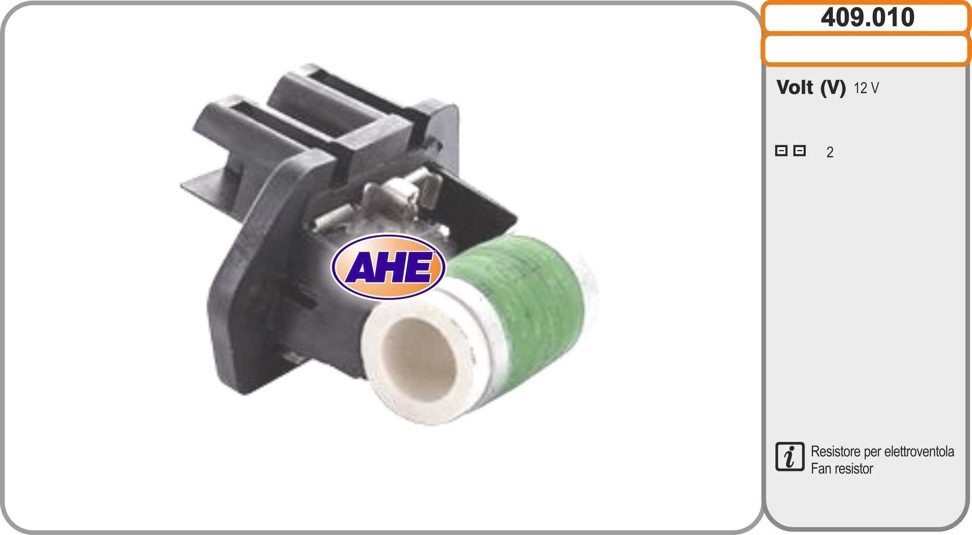 AHE Pre-resistor, electro motor radiator fan Article number: 409.010 cheaply