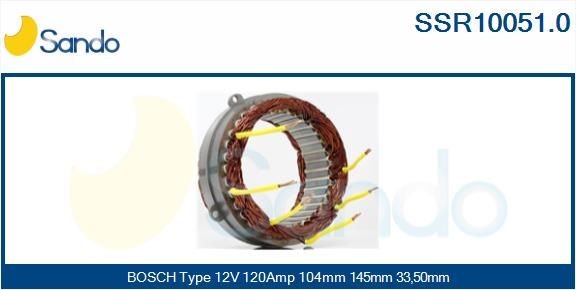 SANDO Pre-resistor, electro motor radiator fan Article number: SRS78044.1 cheaply
