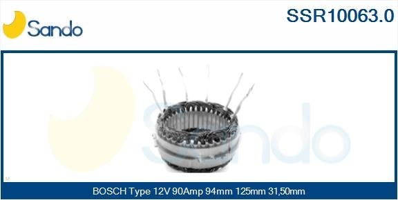 SANDO Pre-resistor, electro motor radiator fan Article number: SRS78055.1 cheaply