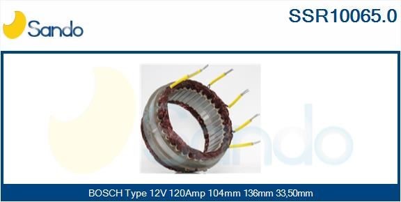 SANDO Pre-resistor, electro motor radiator fan Article number: SRS78057.1 cheaply