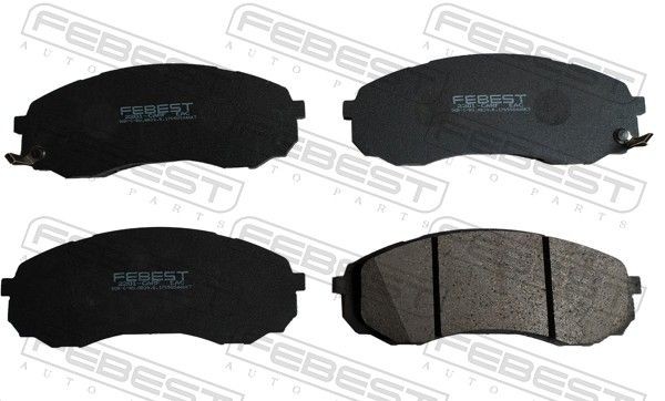 FEBEST Brake pad set Article number: 2201-CARF cheaply